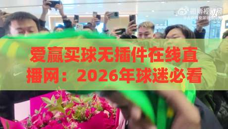 爱赢买球无插件在线直播网：2026年球迷必看的五大升级亮点