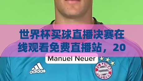 世界杯买球直播决赛在线观看免费直播站，2026年这些平台别错过！