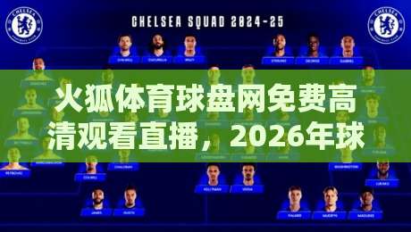 火狐体育球盘网免费高清观看直播,2026年球迷必备的观赛神器