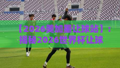 【2026美加墨让球站】: 揭秘2026世界杯让球盘口背后的隐藏逻辑