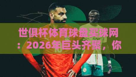 世俱杯体育球盘买球网：2026年巨头齐聚，你该从哪入手？