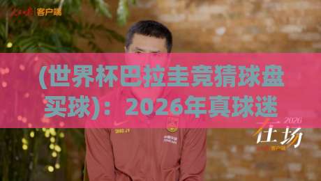 (世界杯巴拉圭竞猜球盘买球)：2026年真球迷必看的盘口解读与避坑指南